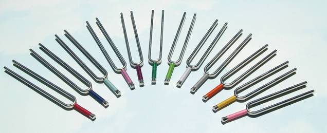 Fabien Maman's Classical Steel Tuning Forks® and Color Light®