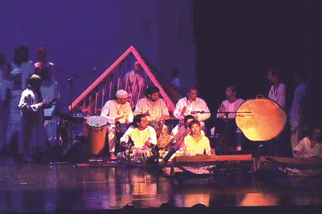 Tama-Do Academy Winter Soulstice Harmonizing Concert® with Sound Masters Fabien Maman and Christo Pellani, Herbst Theatre, 2003.